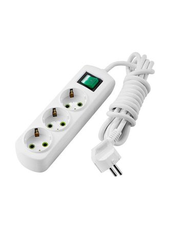 Удлинитель 3х3м с заземл. Letitia выкл. LEZARD 721-0303-302