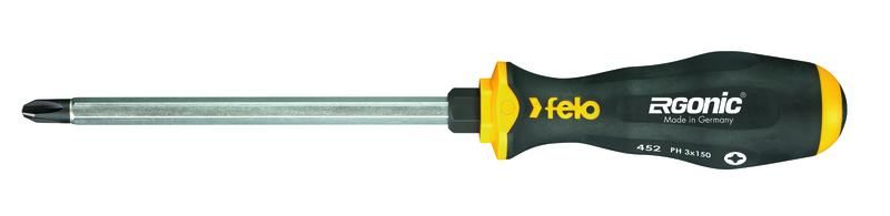 Отвертка Ergonic крестовая ударная PH 2X150 | 45230540 Felo