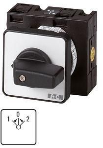 Переключатель многоскоростной 3п Ie=25А пол.-1 > 0 < 2 45град. перед. креп. в отверстия 22мм T3-3-8228/EZ EATON 000695