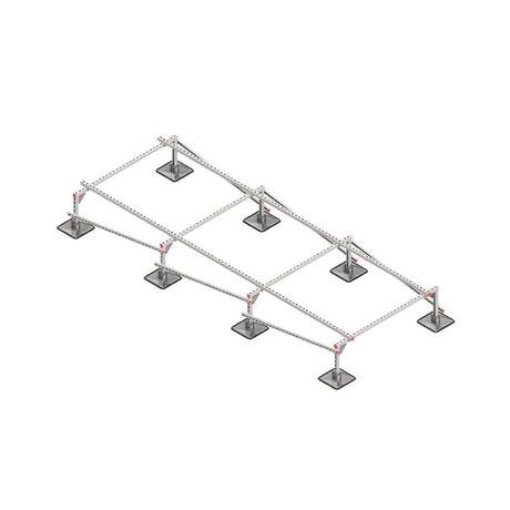 Конструкция опорная для установки оборудования TECHNORAPTOR STEELFOOT 1500х4000 тип 1 КМ TR0133 КМ-Профиль