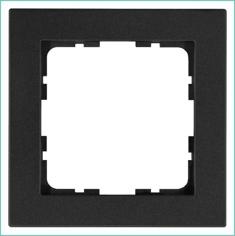 Рамка G-Classic 1-постовая, цвет Антрацит - G1001B Jasmart