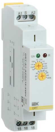 Реле задержки включения ORT. 1 конт. 12-240 В AС/DC | ORT-A1-ACDC12-240V IEK