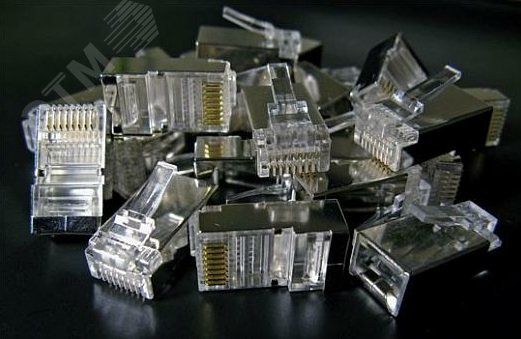 Разъем RJ-45 категория 5е экранированный - 9831502 LANS