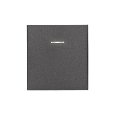 Переключатель перекрестный 1-кл. СП STRONG 10А с подсветкой графит Kranz KR-78-0718-6