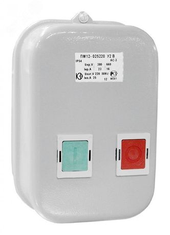 Пускатель электромагнитный ПМ12-010220 Т2 В 220В (1з) РТТ5-10-1 2.50А Электротехник 020220103ВВ220001410