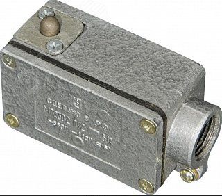 Микропереключатель МП 2302 исп. 5 IP54 толкатель с увелич. доп. ходом базовый Электротехник ET053589