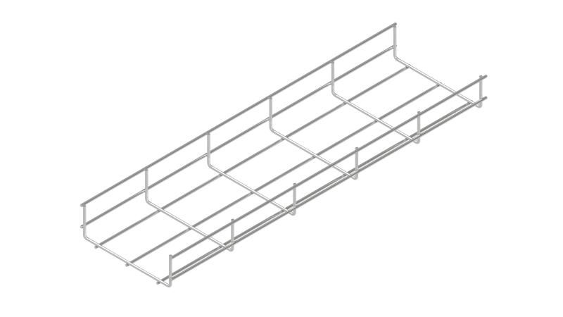 Проволочный лоток 50х150 L3000 мм INOX304 | PL50-150-3000 КМ - профиль КМ-Профиль LO26725