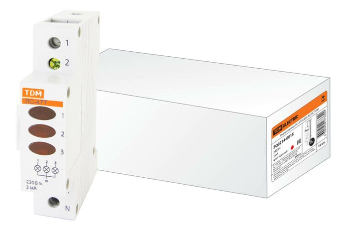 Индикатор фаз ЛС-47Т (LED) AC/DC | SQ0214-0015 TDM