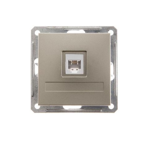 Механизм розетки телеф. СП W59 1А шампань SchE RSI-152T-4-86 APC