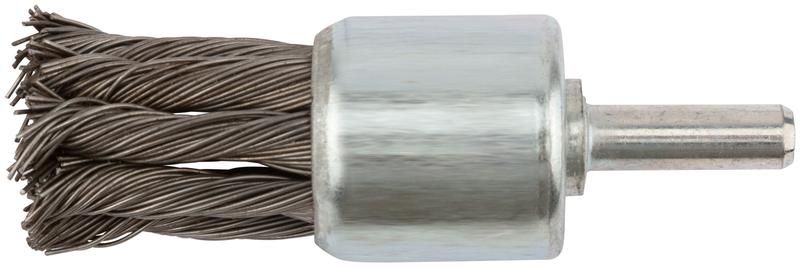 Кордщетка-венчик, со штифтом, витая стальная проволока 28 мм - 38600 РОС