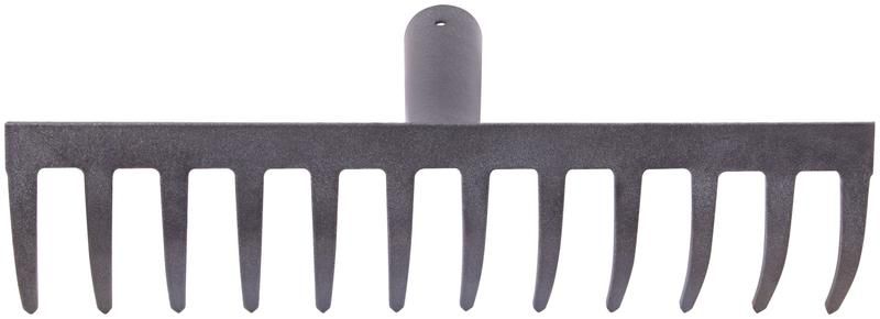 Грабли прямой зуб 12 зубьев без черенка 76953