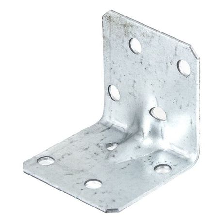 Уголок крепежный усиленный 40х40х40х1,5, оцинкованный - накл. | 124409 Tech-KREP