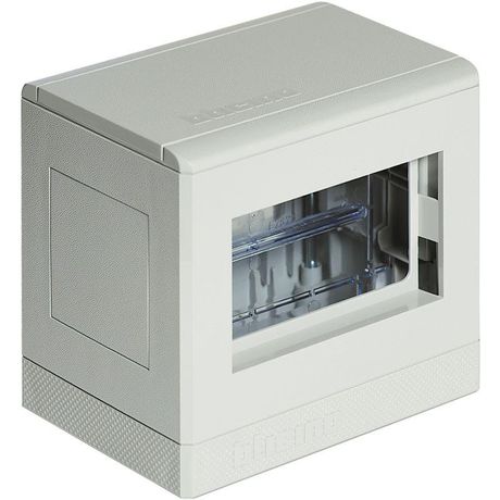 Мини-колонна напольная 4 модуля х 2 Резина-серая - 150652 Legrand