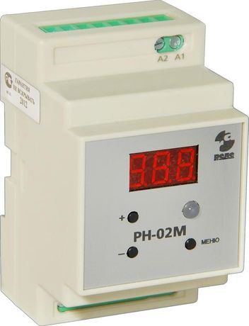 Реле контроля напряжения РН-02М 220В 50Гц контроль однофазной сети по верхнему и нижнему порогам индикация текущего значения срабатывание без выдержки времени ток контактов исполн. 8А 2п УХЛ4 Автоматика A8223-77135976