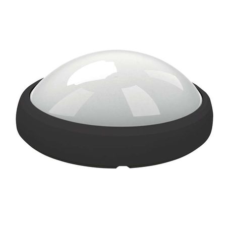 Светильник светодиодный ULW-O04-12W/NW IP65 Black Овал 12Вт 4500К 840лм 220В промышленный накладной влагозащ. опал. рассеив. пластик. черн. Uniel 11137