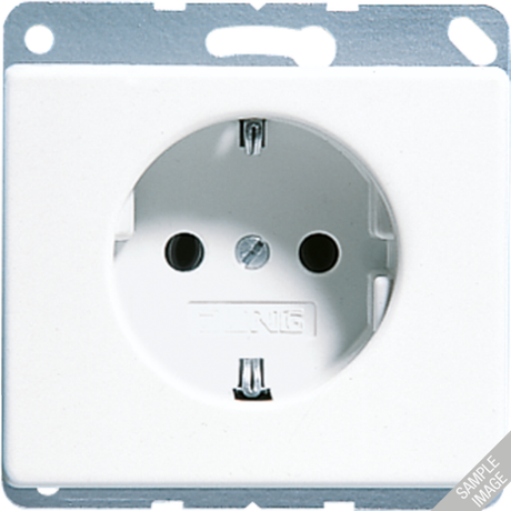 Штепсельная розетка SCHUKO 16A 250V~ ; черная | SL521SW Jung