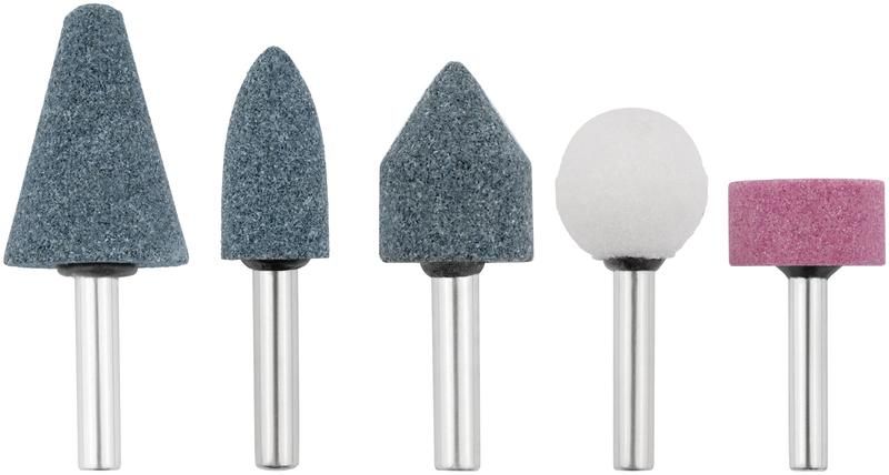 Набор шарошек абразивные по металлу большие (уп.5шт) FIT 36467 РОС