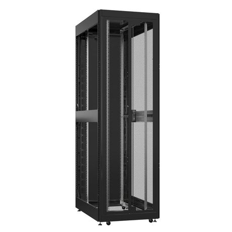 Шкаф серверный 52U 800х1200 передняя дверь: двустворчатая перфорированная IP20. задняя глухой металл IP51. боковые панели: без. цвет: черный RAL9005 - EX 8252.9450 SYSMATRIX