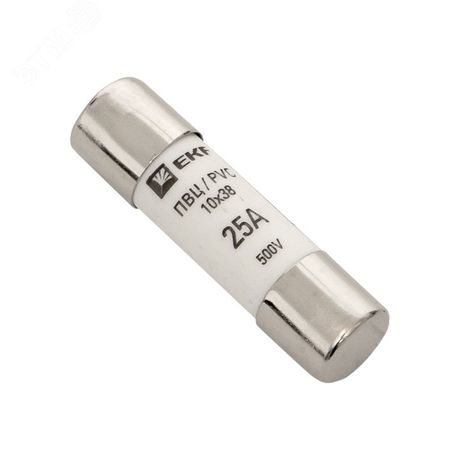 Плавкая вставка цилиндрическая ПВЦ (10х38) 25А | pvc-10x38-25 EKF