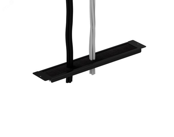 Ввод щеточный кабельный универсальный для настенных шкафов серии WP и напольных SL. MR. цвет черный (RAL 9004) - BE 0501.900 SYSMATRIX