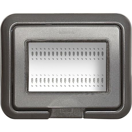 Крышка влагозащитная IP55 Idrobox серый Living 3 модуля - 24603L Legrand