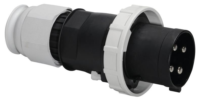 Вилка встраиваемая наклонная 125А 4p (3P+PE) 500В 7h,IP67 2196 I 2196-Bals Bals