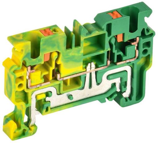 Колодка клеммная CP-PEN земля 4мм2 желто-зеленая | YCT21-00-K52-004 IEK