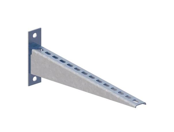 Полка кабельная настенная К1163С УТ2,5 (L=437мм, s=2,0мм) оцинкованное - Н0112322514 СОЭМИ