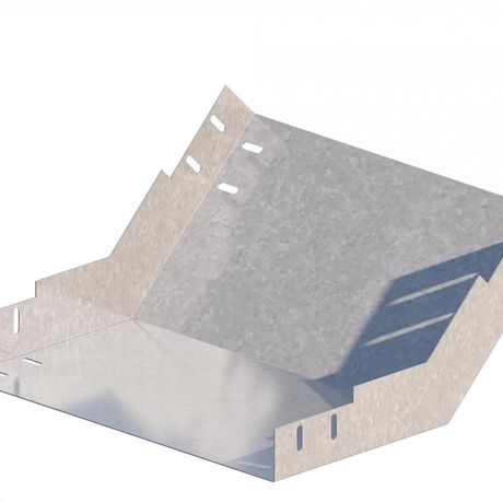 Лоток угловой вертикальный вверх 600х50 сталь 1мм ЛМс-45В цУТ2.5 СОЭМИ Н0122350328