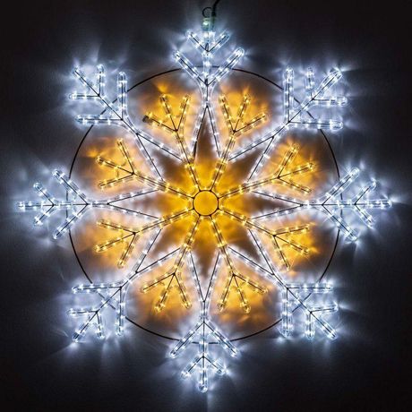 Фигура ARD-SNOWFLAKE-M12-900x900-576LED White/Warm (230V, 36W) (Ardecoled, IP65) | 034262 Arlight