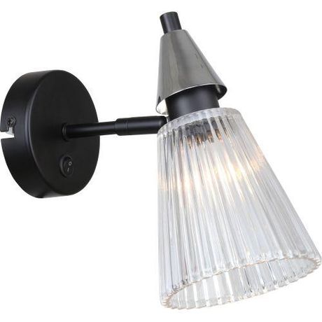 Бра светильник настенный с выключателем 1хЕ14 40Вт 3179-210 модерн Briana Rivoli - Б0066497 ЭРА