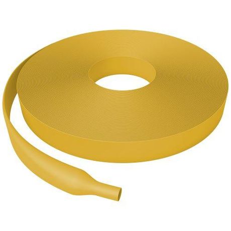 Трубка термоусадочная ТТУ нг-LS 30/15 жёлтая (рулон 50 метров) NO-224-346 - Б0067596 ЭРА