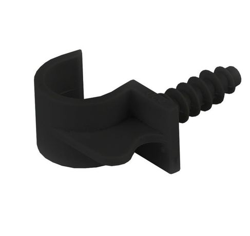 Держатель для труб (клипса) d20мм универс. пластик черн. Ruvinil К01120УЧ TYCO