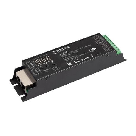 Декодер SMART-DMX512-305-63-RDM-SUF Black (12-48V 5x4A RJ-45) - 036245 Arlight