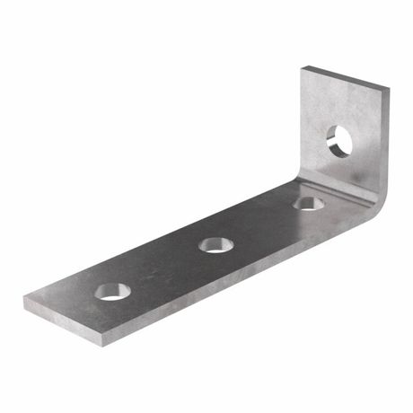 Пластина угловая 90 градусов 4 отверстия 1/3 - PR16.1115 Строитель