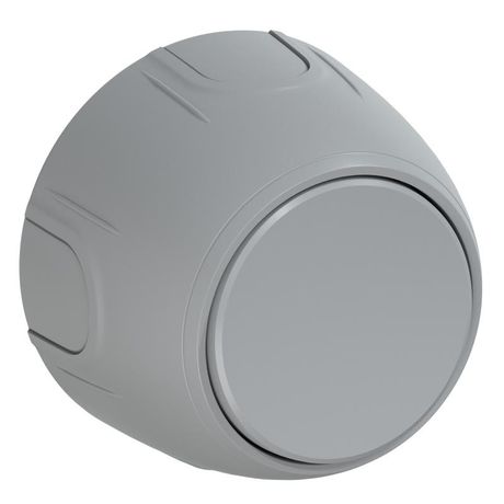 Выключатель одинарный Rotondo, цвет серый - 7700849 ССТ