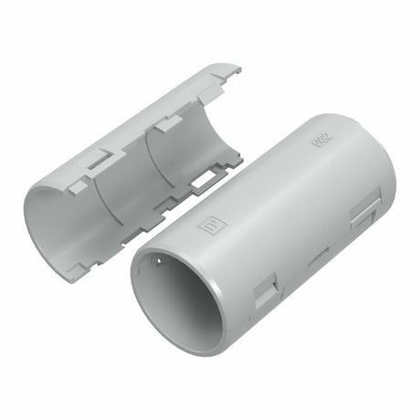 Муфта разборная d32 мм атмосферостойкая серая (36шт/360шт уп/кор) Промрукав | PR13.0412 Строитель