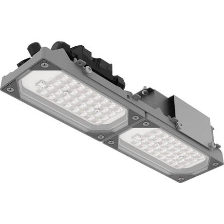 Светильник светодиодный PUZZLE 50W DW1 740 RAL9006 with driver | 1897000030 Световые Технологии