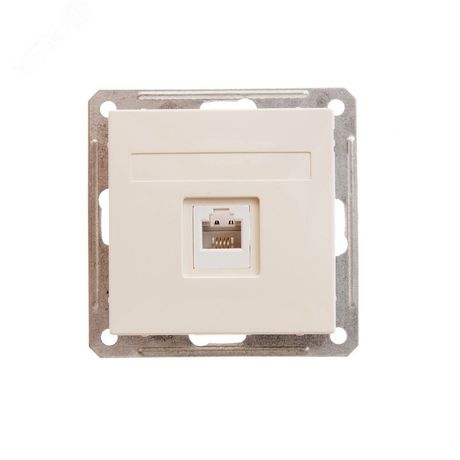 Розетка телефонная СП W59 RJ11 1А 160В механизм сл. кость SE RSI-152T-2-86 APC