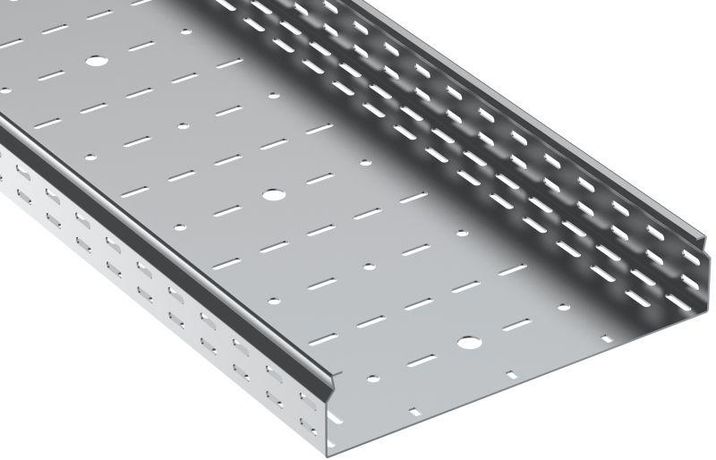 Лоток листовой перфорир. 80х400 L2000 сталь 2.0мм ESCA 7 IEK CLP10-080-400-200-2