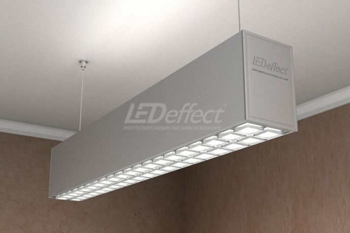 Светильник LED СТРЕЛА ОПТИК (ССО) 22Вт 470Лм 3,0К КСС IP20 опал для верхней полусферы, вторичная оптика Г в нижней полусфере подвесной - LE-ССО-23-022-1265-20Т ЛЕД-Эффект