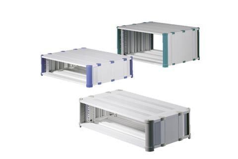 Корпус настольный HeiCase 19дюйм 12U/540мм RAL5018 вент. Rittal 3750030
