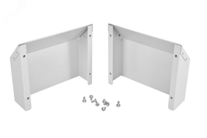 Козырьки оцинкованные защитные для вент. фильтра D125 в шкафы ШТВ-НЭ компл. Т1 глубиной 250, 300 мм - КЗ-ШТВ-НЭ-125 ЦМО