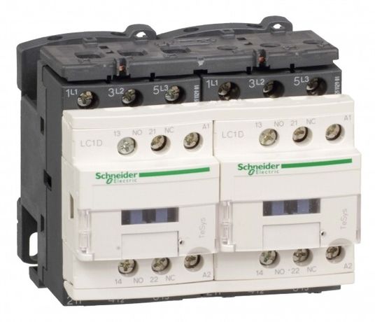 Контактор реверсивный 3п/12А 24В DС электр. блокировка SchE LC2D12BLV APC