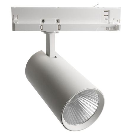 Светильник светодиодный трековый на шинопровод ДПО-20w 4000К 1800Лм трехфазный белый - 51596 FERON