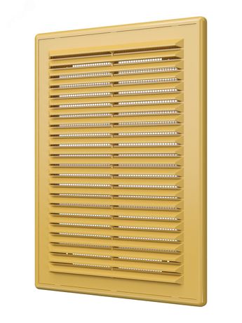 Решетка вентиляционная вытяжная, из ABS пластика 183х253, цвет Бежевый - 1825Р беж ЭРА 204