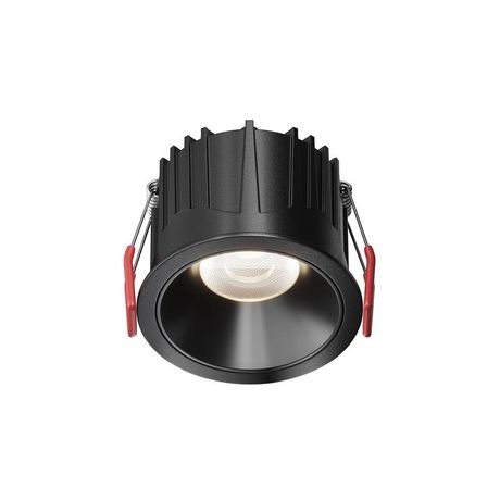 Светильник встраиваемый Downlight Alfa LED 4000K 15Вт 60 град. IP20 CRI90 Черный круглый 63х85мм 1610Лм - DL043-01-15W4K-RD-B-1 Maytoni