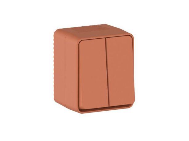 Выключатель 2-кл. ОП AtlasDesign PROFI IP54 10AX терракот. SE ATN547051 APC