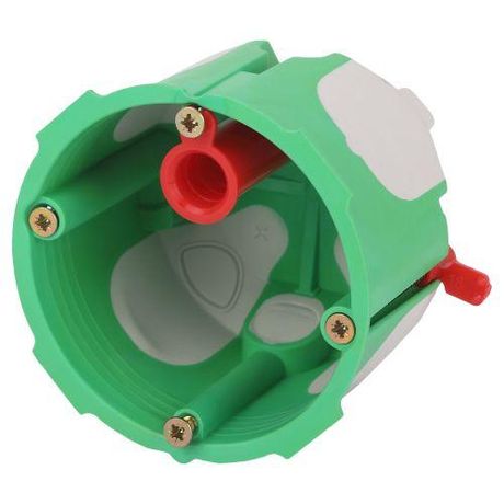 Коробка установочная KUU-68-55-unibox двухкомпонентная универсальная зеленая 68х55мм UniBox саморезы IP30 | Б0068231 ЭРА