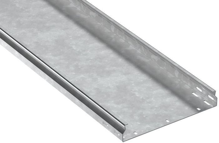 Лоток листовой неперфорир. 50х300 L2500 сталь 2.0мм HDZ ESCA 7 IEK CLN10-050-300-200-D25-HDZ